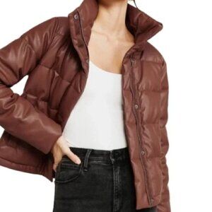 Abercrombie & Fitch Brown Puffer Jacket